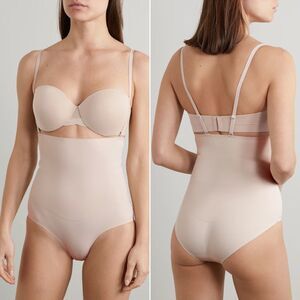 HEIST The High Waist beige shaping briefs size medium NWT